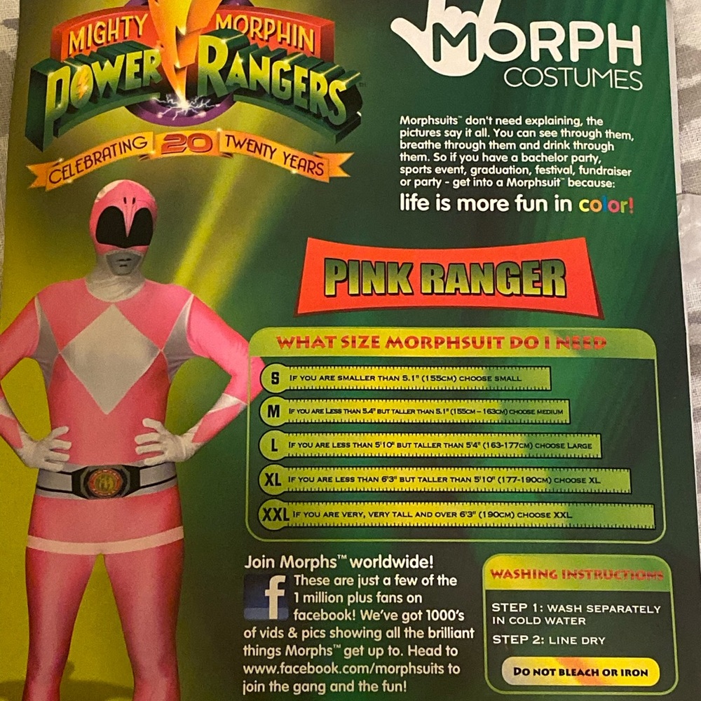 Women’s power ranger costume